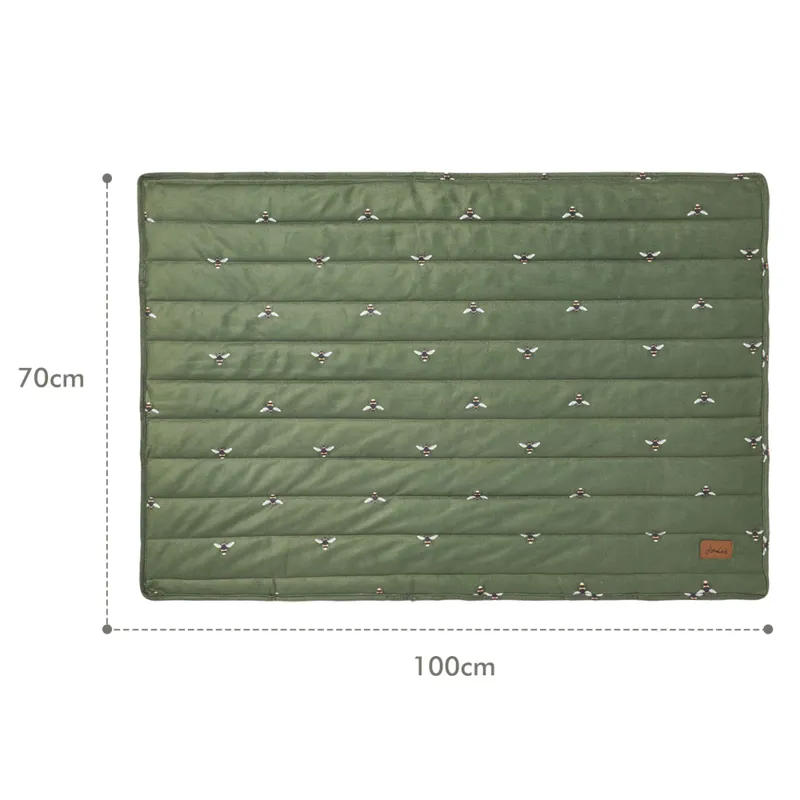 Joules Bee Print Dog Blanket-2